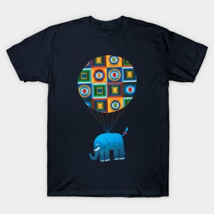 Where the blue elephants fly T-Shirt